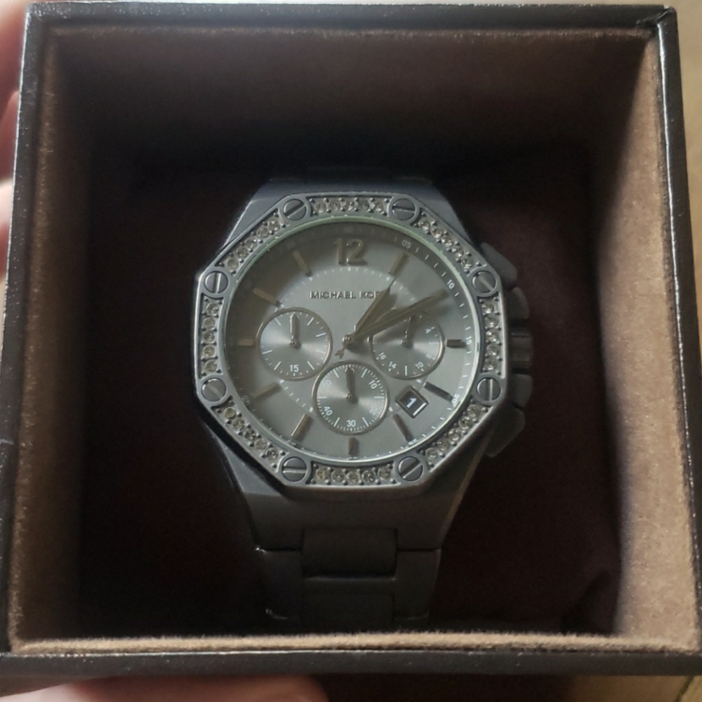 Michael Kors Octagon Watch - Gunmetal